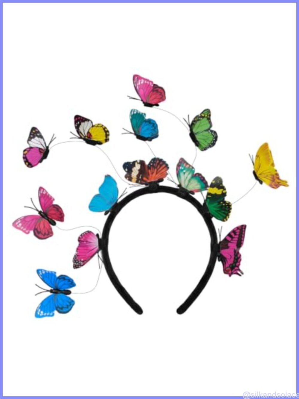 3D Butterfly Headband Fascinator Hat for Women Tea Party Wedding Formal